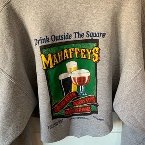 Cropped Beer Sweatshirt